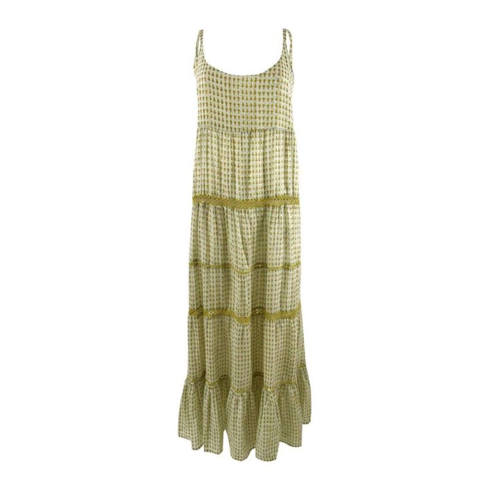 Free People Women's Midnight Dance Maxi Slip Dress (M, Light Grey Combo) - Picture 2 of 4